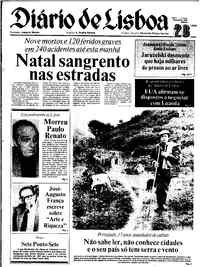 Sábado, 26 de Dezembro de 1981