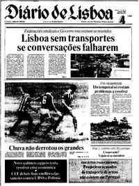 Segunda,  4 de Janeiro de 1982