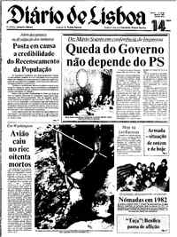 Quinta, 14 de Janeiro de 1982