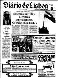 Sábado,  3 de Abril de 1982