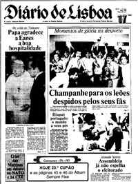 Segunda, 17 de Maio de 1982