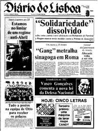 Sábado,  9 de Outubro de 1982