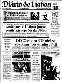 Segunda, 15 de Novembro de 1982