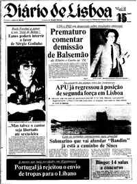 Quarta, 15 de Dezembro de 1982