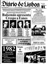 Sexta, 31 de Dezembro de 1982