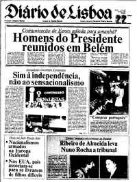 Sábado, 22 de Janeiro de 1983