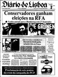 Segunda,  7 de Março de 1983