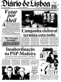 Sábado, 23 de Abril de 1983