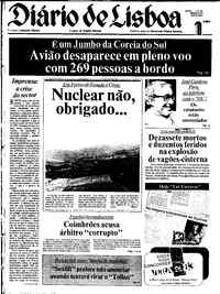 Quinta,  1 de Setembro de 1983