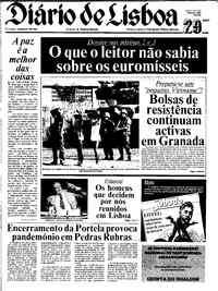 Sábado, 29 de Outubro de 1983