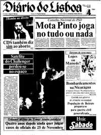 Sábado,  4 de Fevereiro de 1984