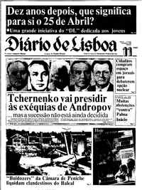 Sábado, 11 de Fevereiro de 1984