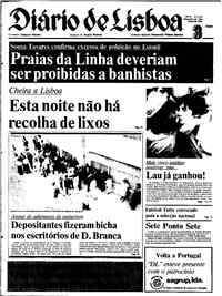 Segunda,  3 de Setembro de 1984