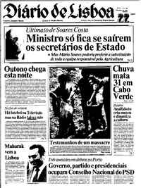 Sábado, 22 de Setembro de 1984