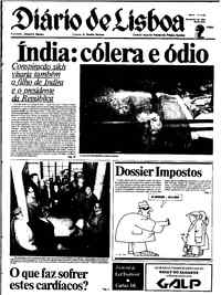 Sexta,  2 de Novembro de 1984