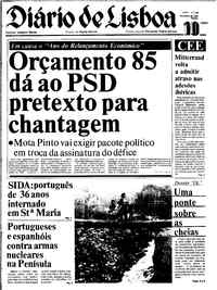 Sábado, 10 de Novembro de 1984