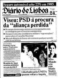 Sábado, 24 de Novembro de 1984