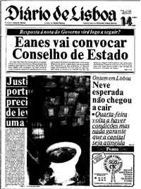 Segunda, 14 de Janeiro de 1985