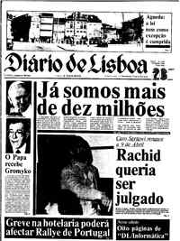 Terça, 26 de Fevereiro de 1985