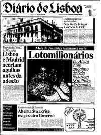 Segunda,  1 de Abril de 1985