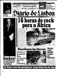 Sábado, 13 de Julho de 1985