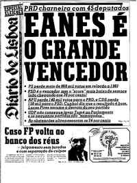 Segunda,  7 de Outubro de 1985