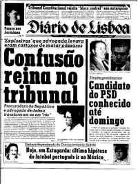 Quarta, 16 de Outubro de 1985