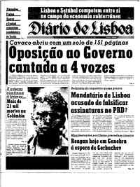 Sábado, 16 de Novembro de 1985