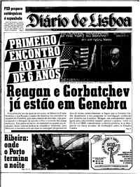 Segunda, 18 de Novembro de 1985