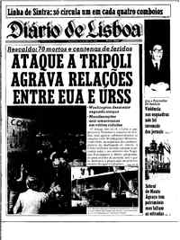 Quarta, 16 de Abril de 1986