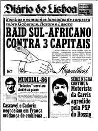 Segunda, 19 de Maio de 1986