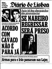 Sábado, 22 de Novembro de 1986