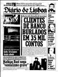 Quinta,  3 de Setembro de 1987