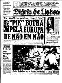 Sábado, 10 de Outubro de 1987