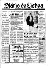 Quarta,  3 de Janeiro de 1990