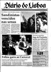 Segunda, 26 de Fevereiro de 1990