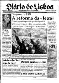 Segunda,  9 de Abril de 1990