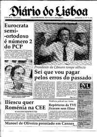 Segunda, 21 de Maio de 1990