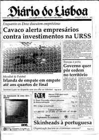 Terça, 26 de Junho de 1990