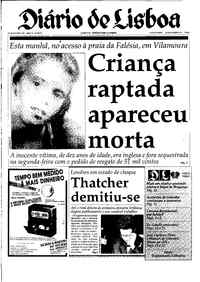 Quinta, 22 de Novembro de 1990